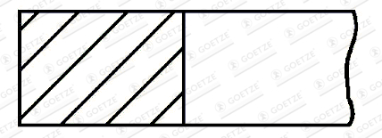 GOETZE ENGINE 08-336507-00 Stempelringsett