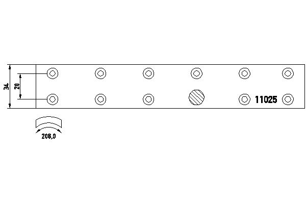 Materiale d'attrito, Freno a tamburo