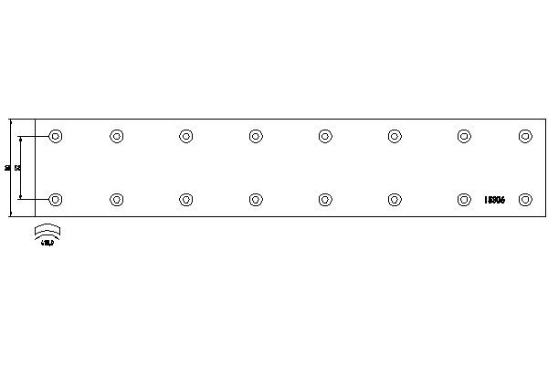 TEXTAR 1530601 Bremsbelagsatz, Trommelbremse