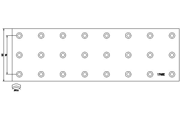 TEXTAR 1748208 Bremsbelagsatz, Trommelbremse