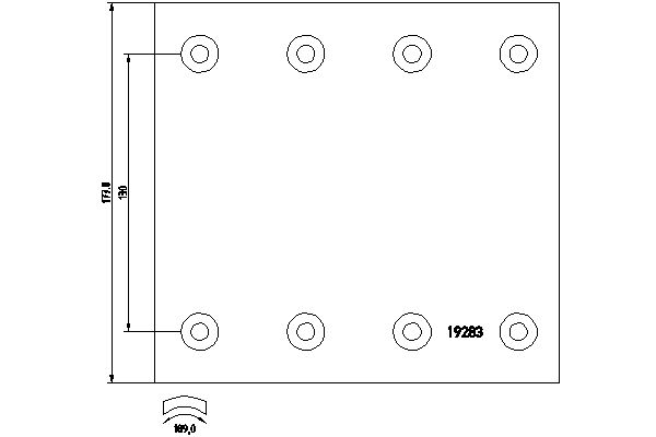 TEXTAR 1928308 комплект...