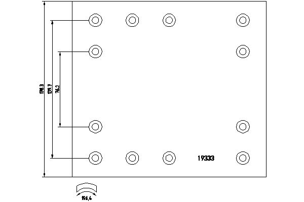 TEXTAR 1933301 Bremsbelagsatz, Trommelbremse