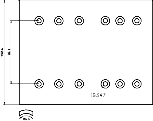 TEXTAR 1934601 Bremsbelagsatz, Trommelbremse