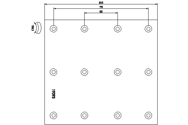 TEXTAR 1939304 Bremsbelagsatz, Trommelbremse
