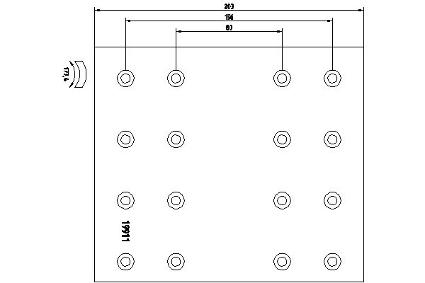 TEXTAR 19911 Bremsbelag, Trommelbremse
