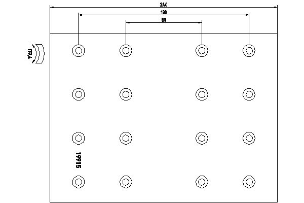 TEXTAR 19915 Bremsbelag, Trommelbremse