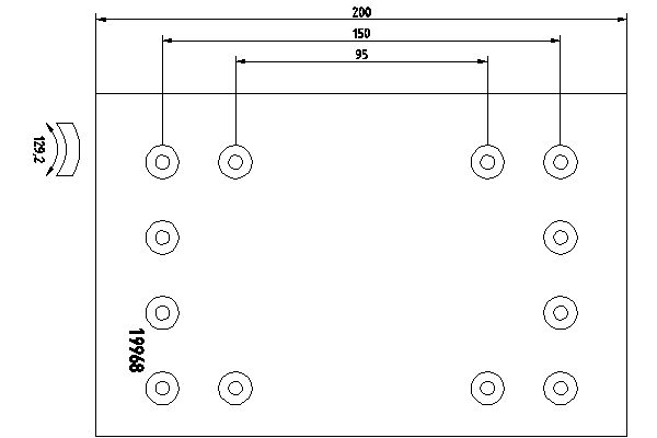 TEXTAR 19968 Bremsbelag, Trommelbremse