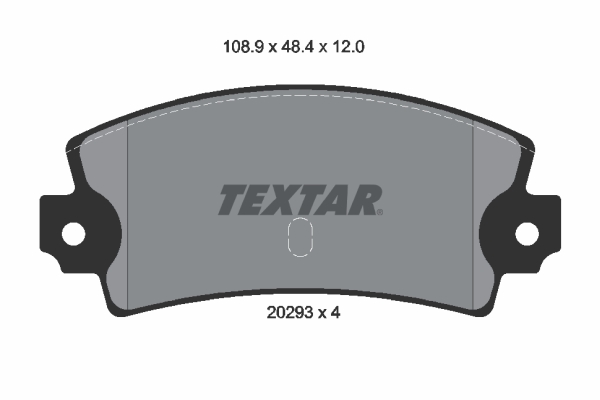 TEXTAR 2029301 Bremsbelagsatz, Scheibenbremse