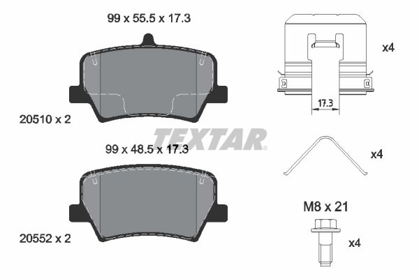 TEXTAR 2051001 Q+ Brake Pad...