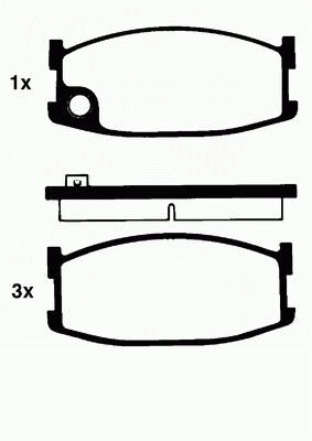 BENDIX 572171B ΣΕΤ ΤΑΚΑΚΙΑ
