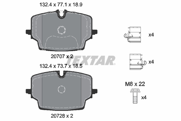 TEXTAR 2070701 Q+ Brake Pad...