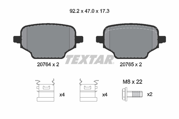 TEXTAR 2076401 Q+ set...