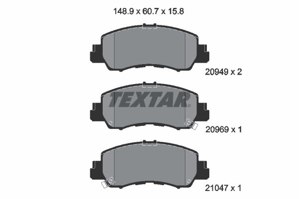 TEXTAR 2094901 комплект...