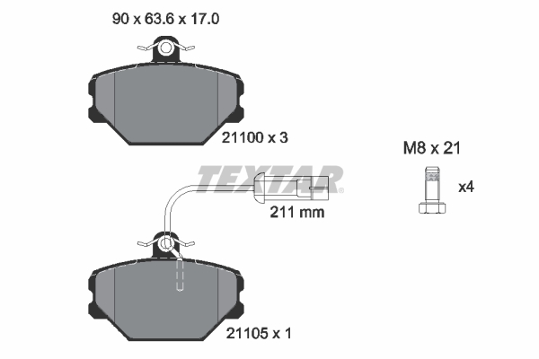 TEXTAR 2110005 Sada...