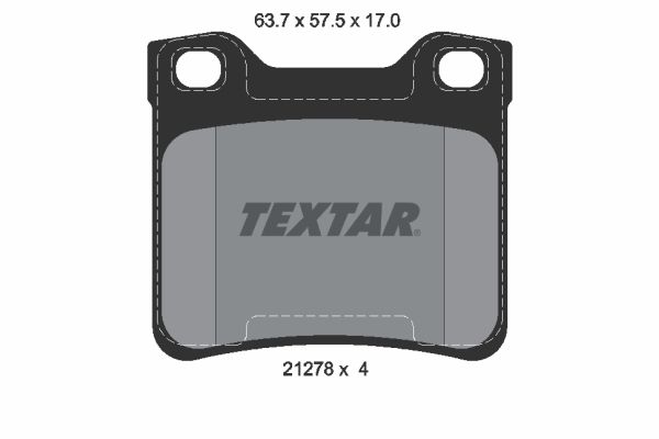 TEXTAR 2127803 Q+ Bremsbelagsatz, Scheibenbremse