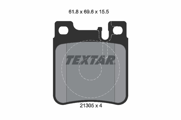 TEXTAR 2130504 Q+ Bremsbelagsatz, Scheibenbremse