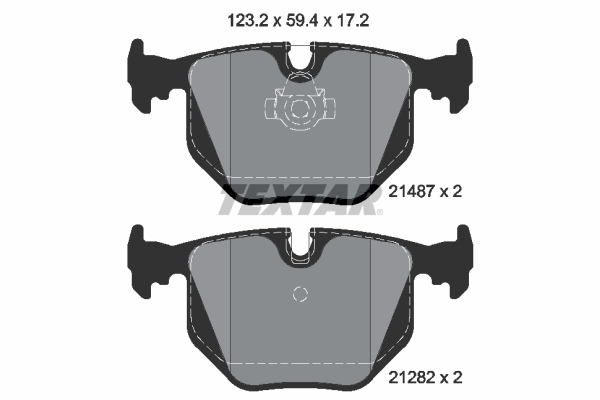 TEXTAR 2148781 epad Bremsbelagsatz, Scheibenbremse