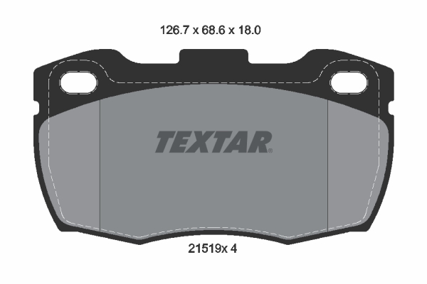 TEXTAR 2151901 Q+ Bremsbelagsatz, Scheibenbremse