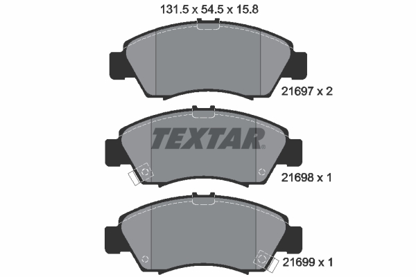 TEXTAR 2169701 set placute...