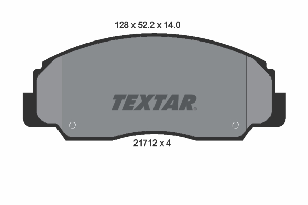 TEXTAR 2171201 Bremsbelagsatz, Scheibenbremse