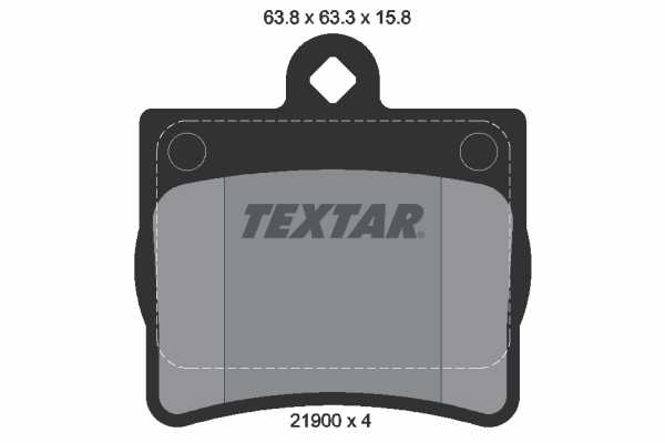 TEXTAR 2190003 Q+ Bremsbelagsatz, Scheibenbremse
