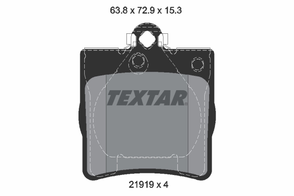 TEXTAR 2191981 epad Bremsbelagsatz, Scheibenbremse