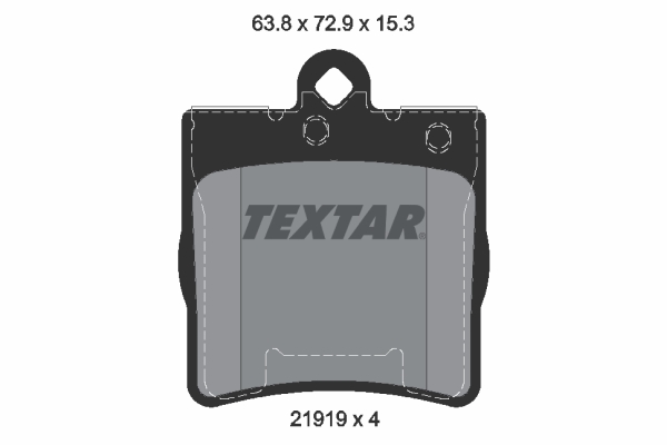 TEXTAR 2191901 Q+ Bremsbelagsatz, Scheibenbremse