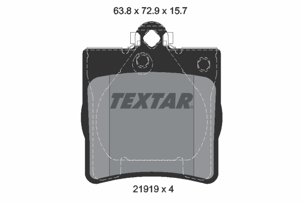 TEXTAR 2191903 Q+ Bremsbelagsatz, Scheibenbremse