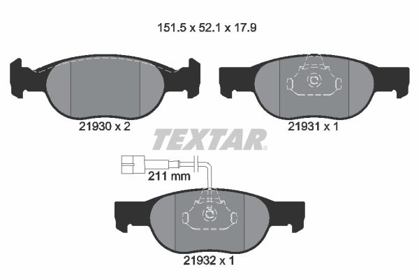 TEXTAR 2193002 Sada...