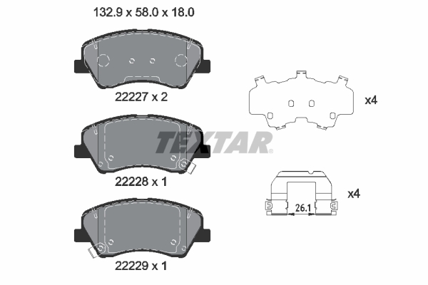 TEXTAR 2222701 Sada...