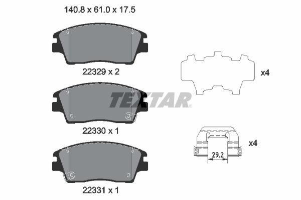 TEXTAR 2232901 Sada...