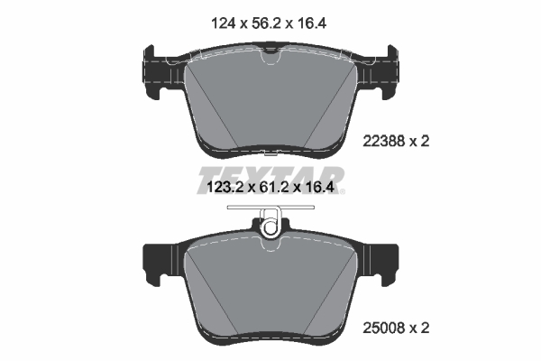 TEXTAR 2238801 комплект...