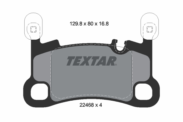 TEXTAR 2246801 Q+ Bremsbelagsatz, Scheibenbremse