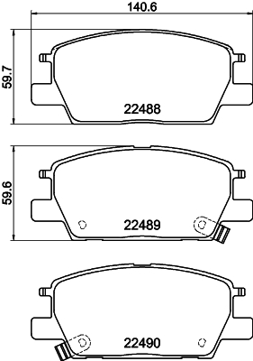 TEXTAR 2248801 Q+ Bremsbelagsatz, Scheibenbremse