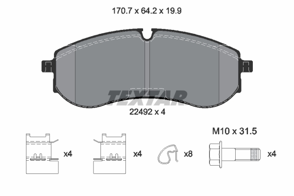 TEXTAR 2249201 Q+ set...