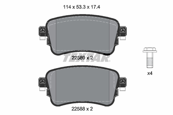 TEXTAR 2258801 Kit...