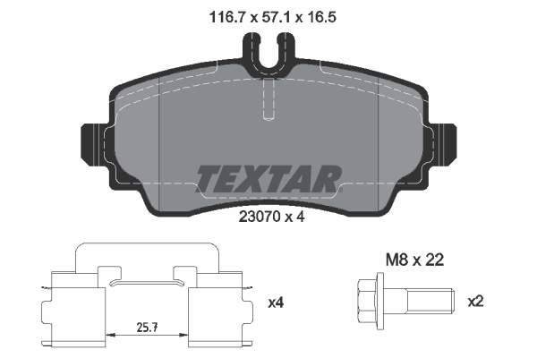 TEXTAR 2307004 Q+ set...