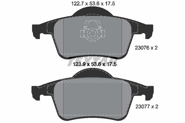 TEXTAR 2307681 epad Bremsbelagsatz, Scheibenbremse