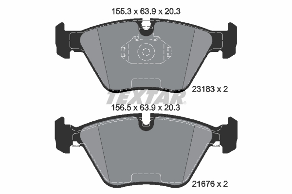 TEXTAR 2318302 Q+ Bremsbelagsatz, Scheibenbremse