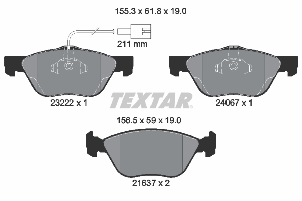 TEXTAR 2322201 Sada...