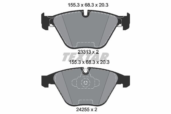 TEXTAR 2331381 epad Bremsbelagsatz, Scheibenbremse