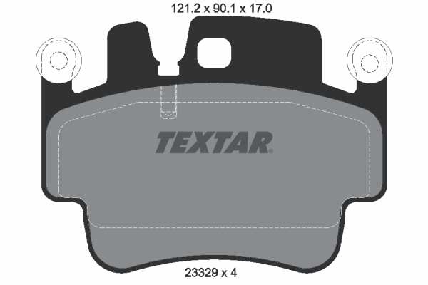 TEXTAR 2332902 Bremsbelagsatz, Scheibenbremse