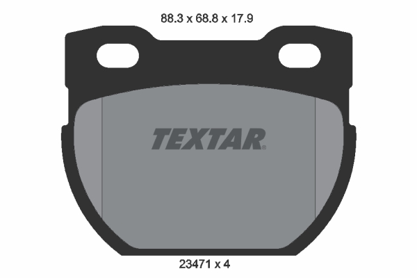 TEXTAR 2347103 Q+ Bremsbelagsatz, Scheibenbremse