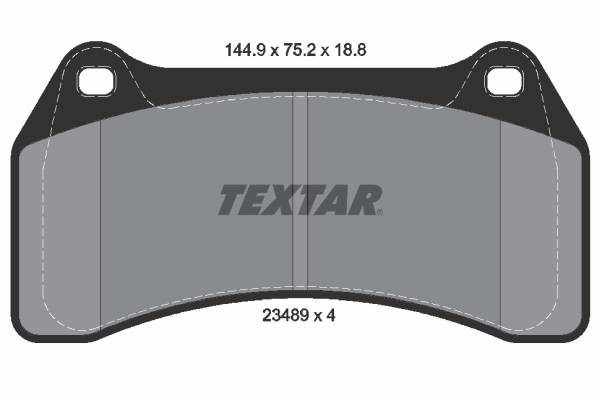 TEXTAR 2348901 Q+ Bremsbelagsatz, Scheibenbremse