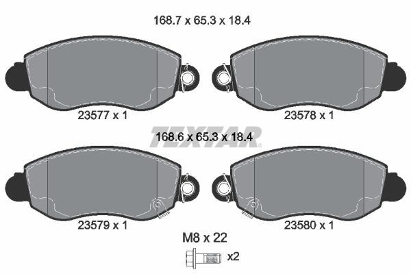 TEXTAR 2357701 Q+ комплект...