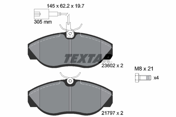 TEXTAR 2360201 Sada...