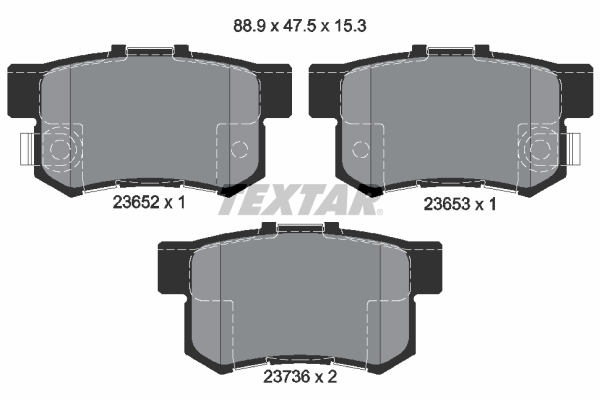 TEXTAR 2365201 Q+ set...