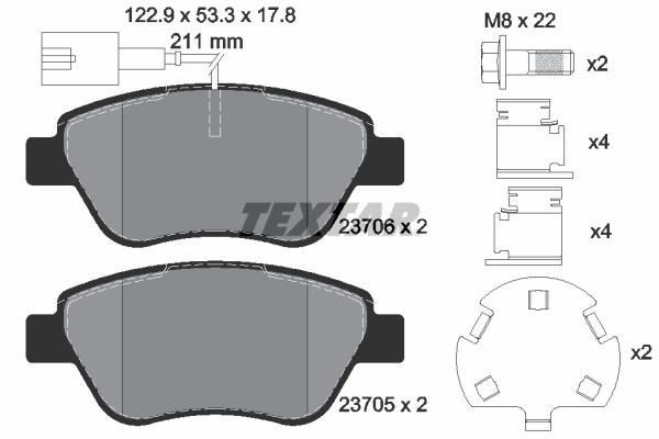 TEXTAR 2370601 Q+ set...