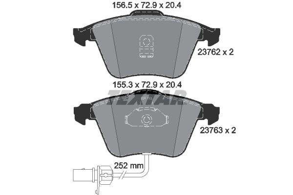 TEXTAR 2376201 Q+ Brake Pad...
