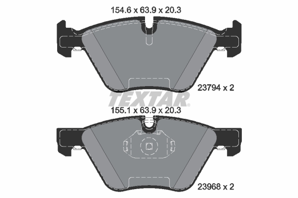 TEXTAR 2379481 epad Bremsbelagsatz, Scheibenbremse